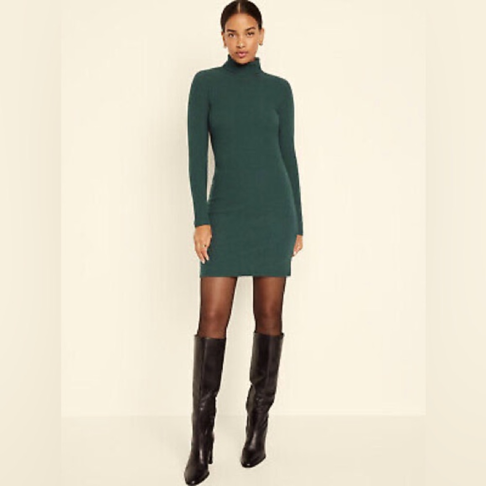 Old Navy Women’s Fitted Mock-Neck Rib-Knit Mini Dress